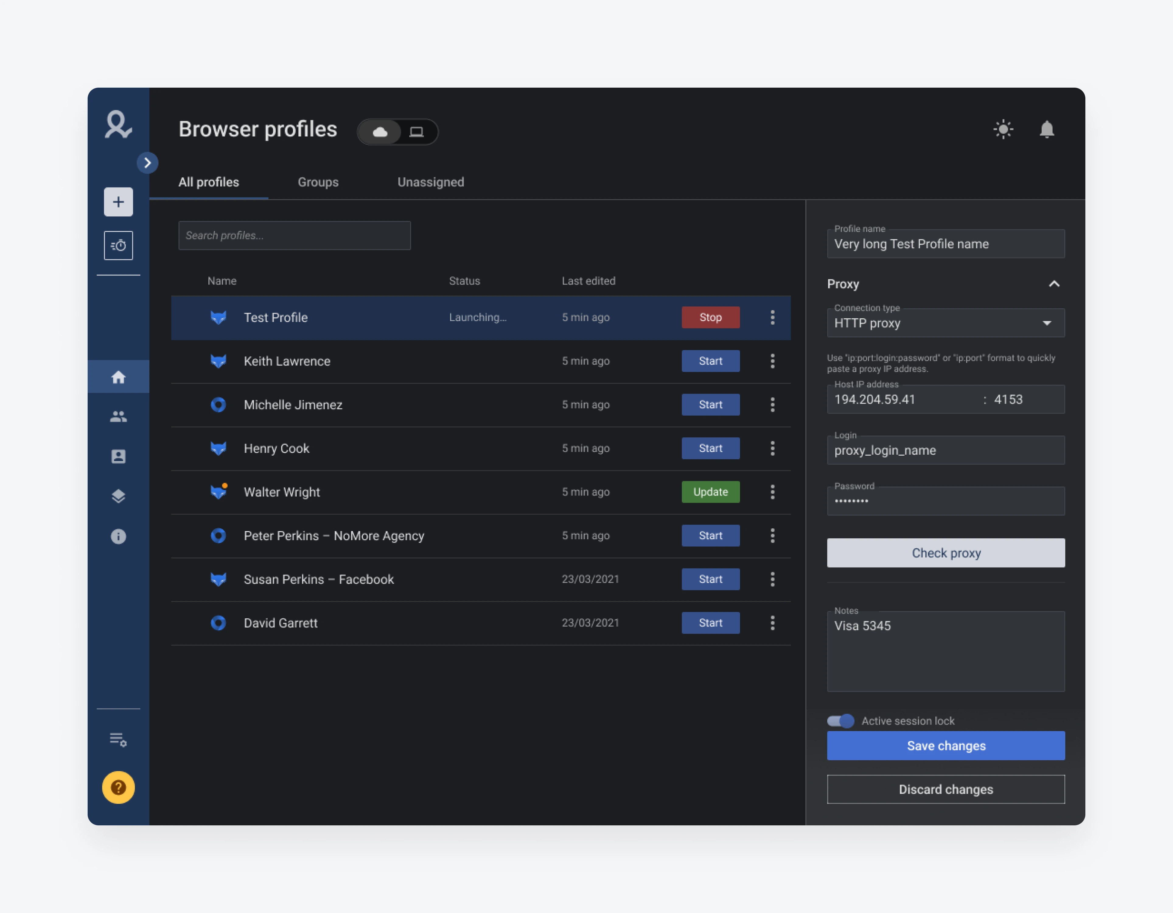 Dark mode — accessible and consistent with the light theme