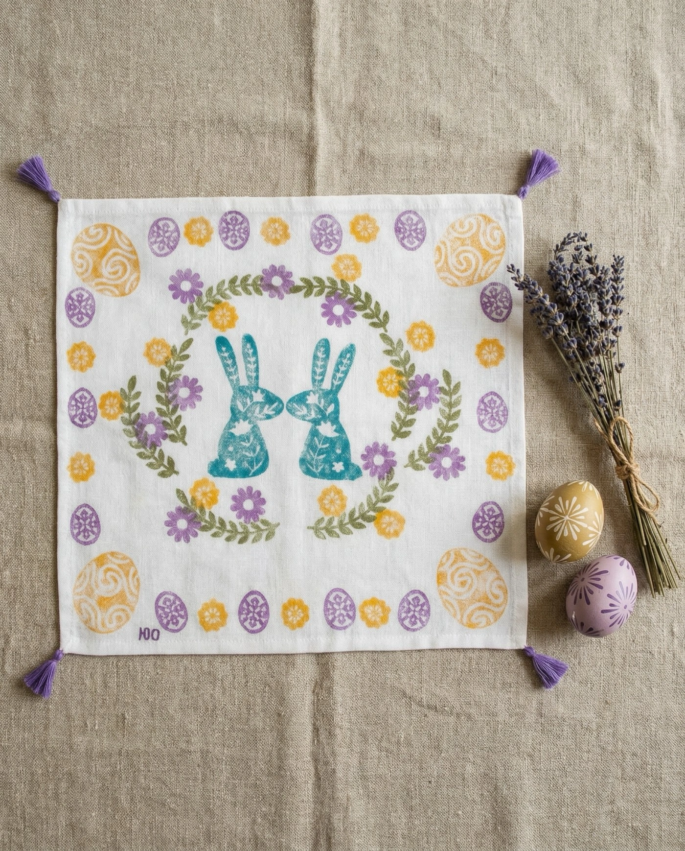 Vzir block-printed textile — image 2
